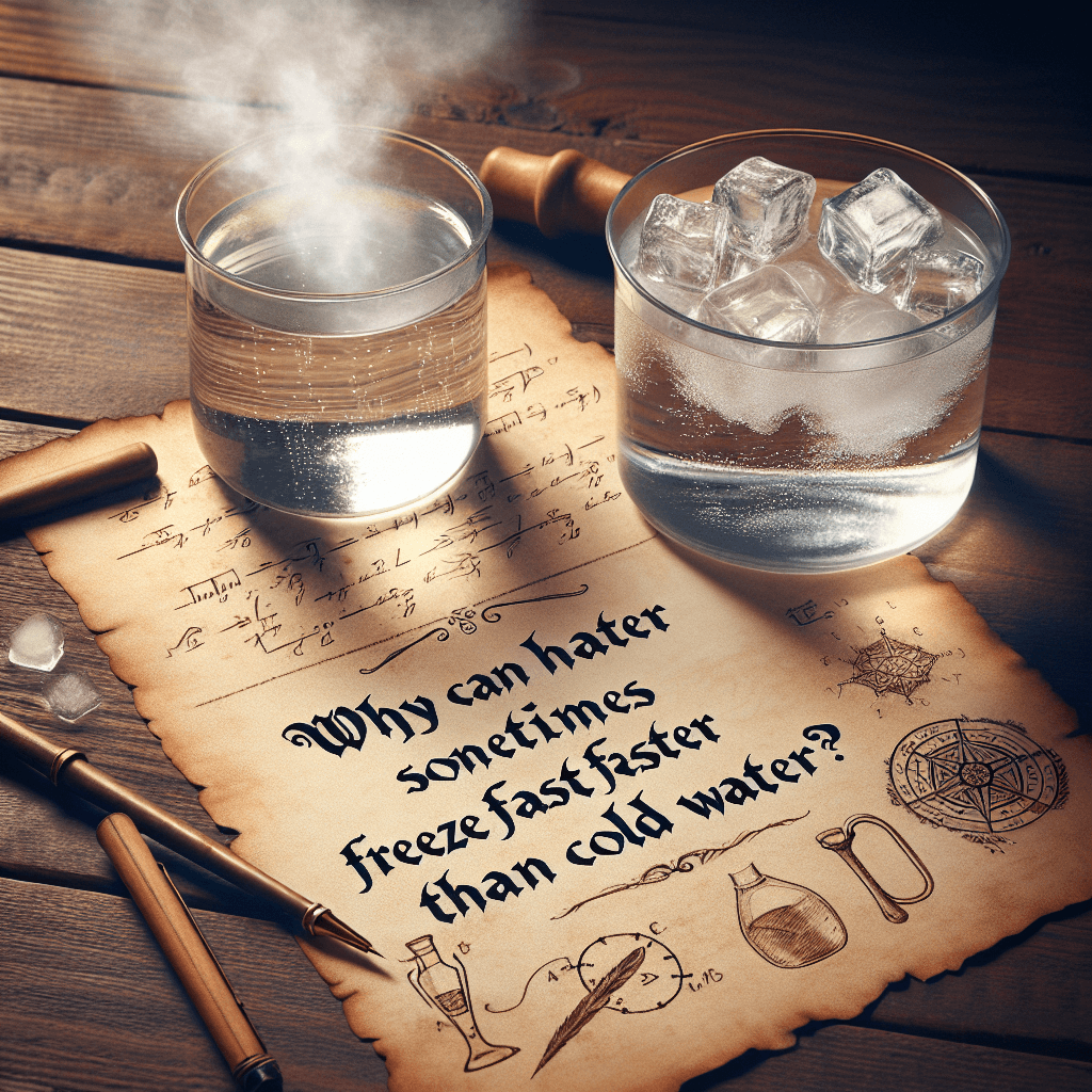 The Mpemba Puzzle: Why Hot Water Can Freeze Faster Than Cold