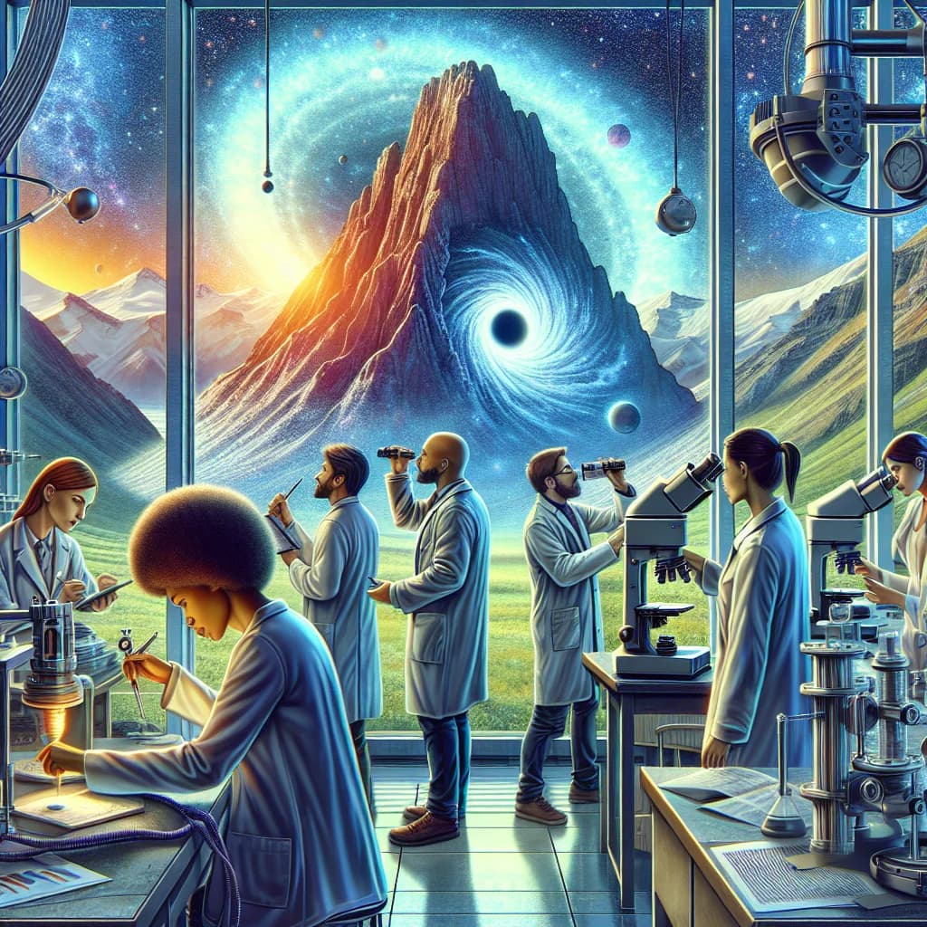 Why can scientists see through a solid mountain using only naturally occurring cosmic rays