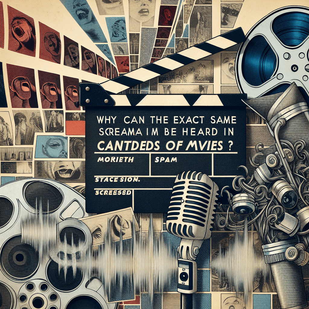 Why can the exact same human scream be heard in hundreds of movies?