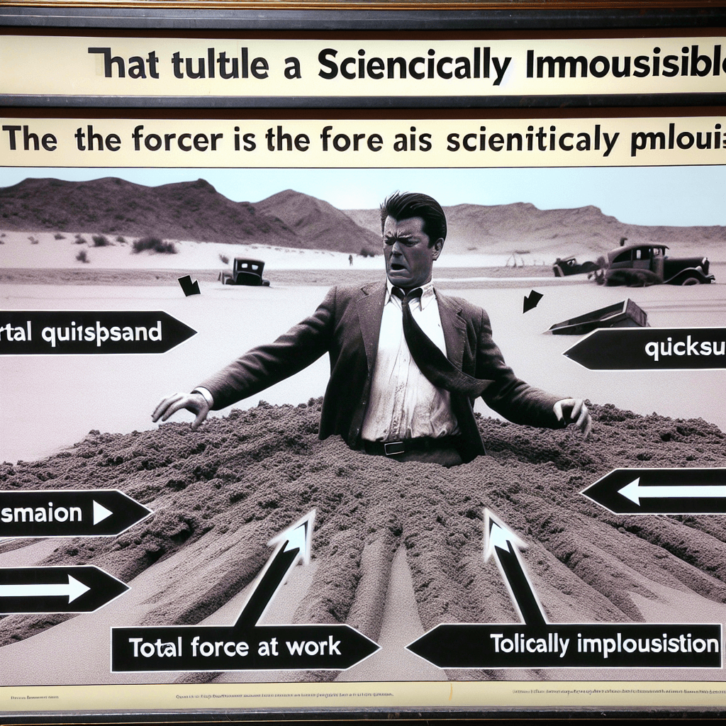 Why can you not be completely swallowed by quicksand like in the movies?