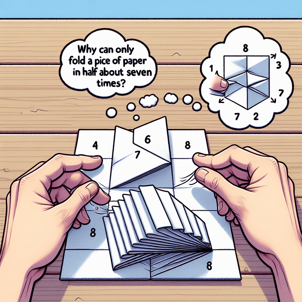 Why You Can Only Fold Paper in Half About Seven Times: The Surprising Math and Physics Explained