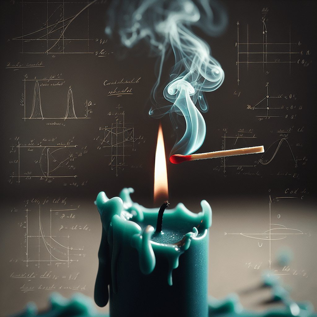 Why can you relight a candle by igniting its trail of smoke?