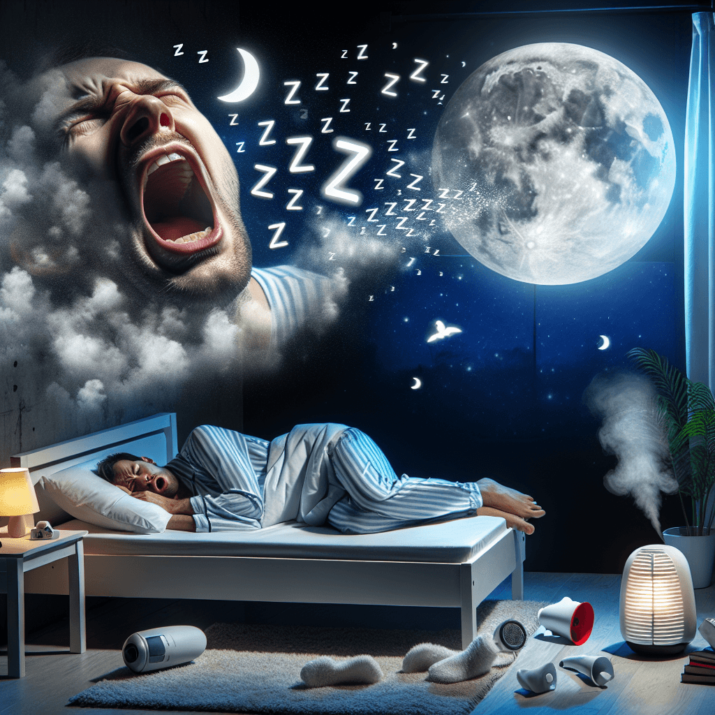 Why can you sometimes startle yourself awake with your own snore?