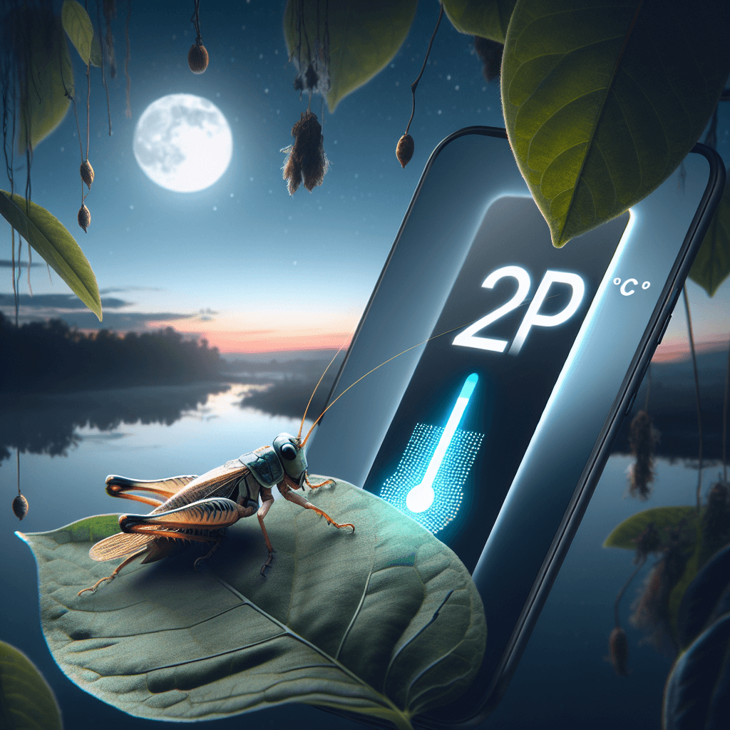 Why can you use a cricket's chirps as a surprisingly accurate thermometer?