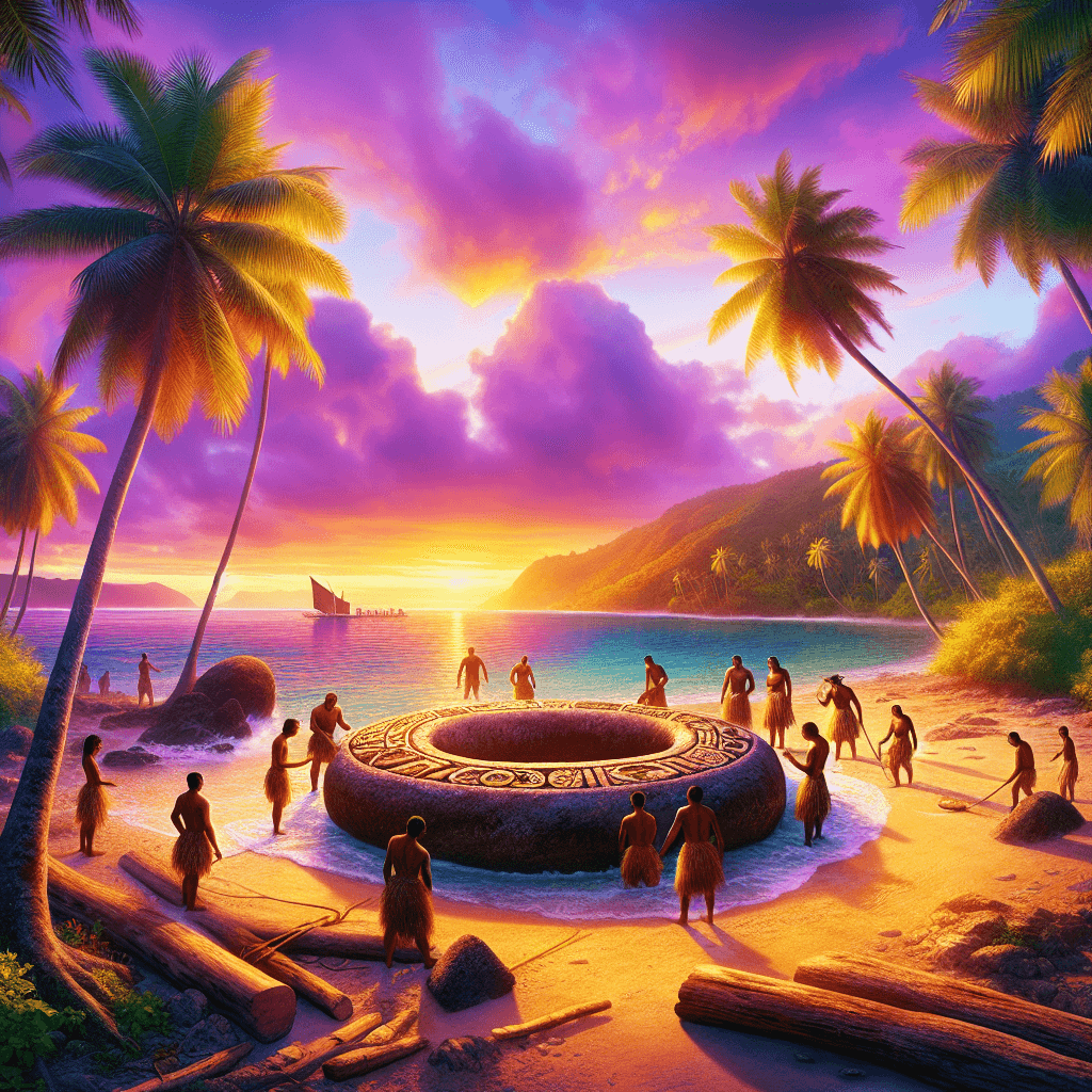 Why did a Pacific island nation once use giant stone donuts as their currency?