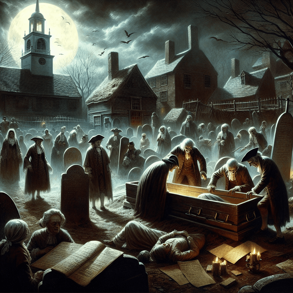 Why did New Englanders once dig up their dead to stop them from being vampires?