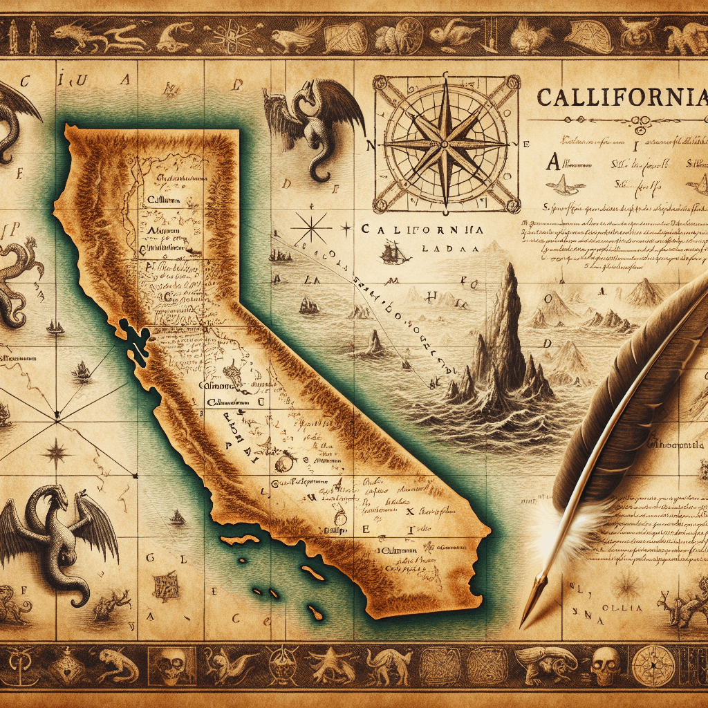 Why did old maps show California as a separate island for over a century?