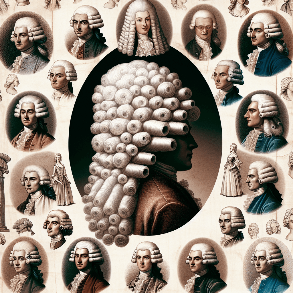 Why did people in the 18th century wear massive powdered wigs?