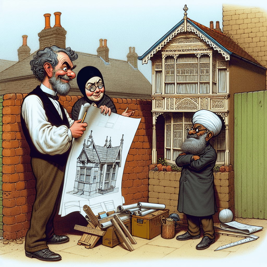 Why did people once build entire houses just to spite their neighbors?