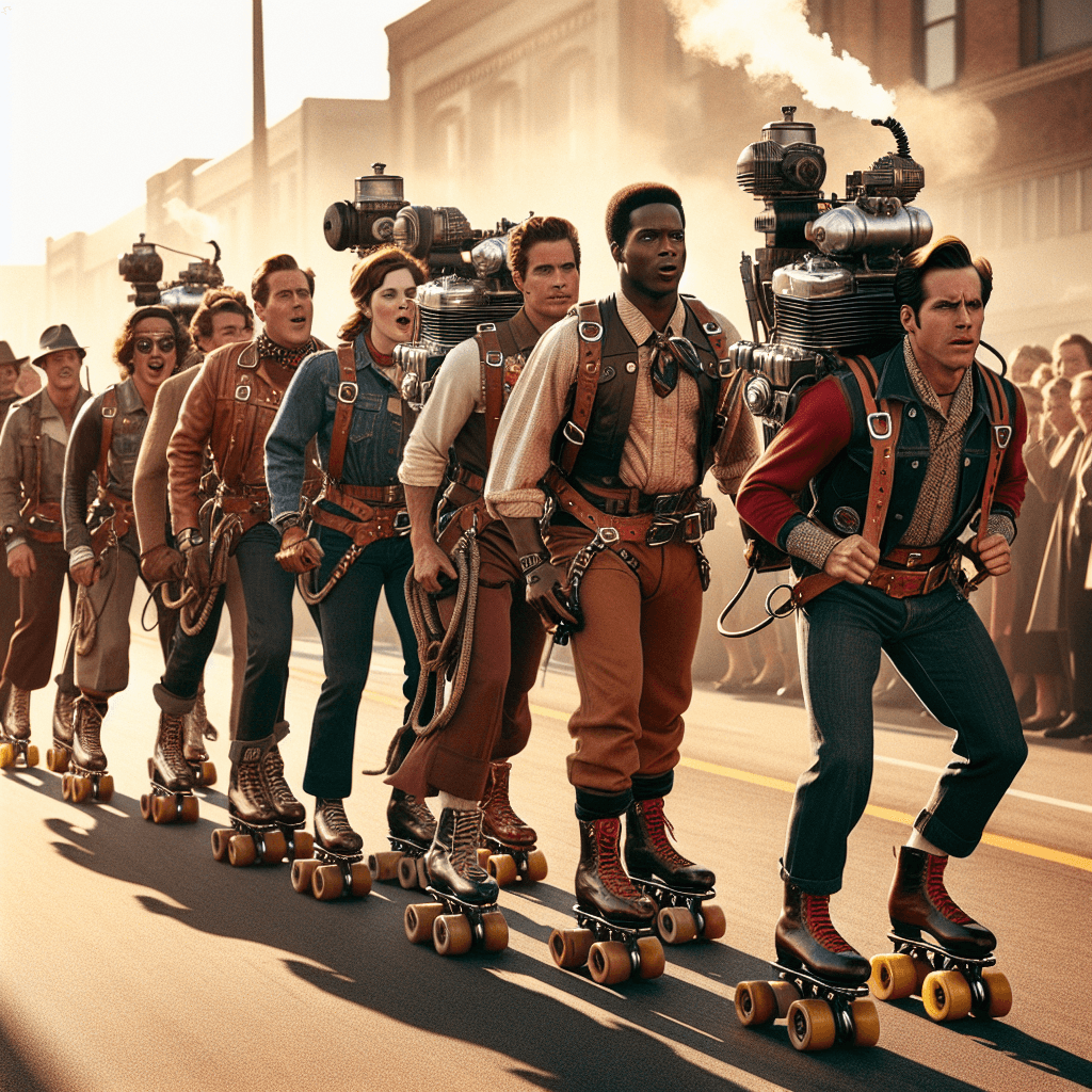 Why did people once strap gasoline engines to their backs to power their roller skates?