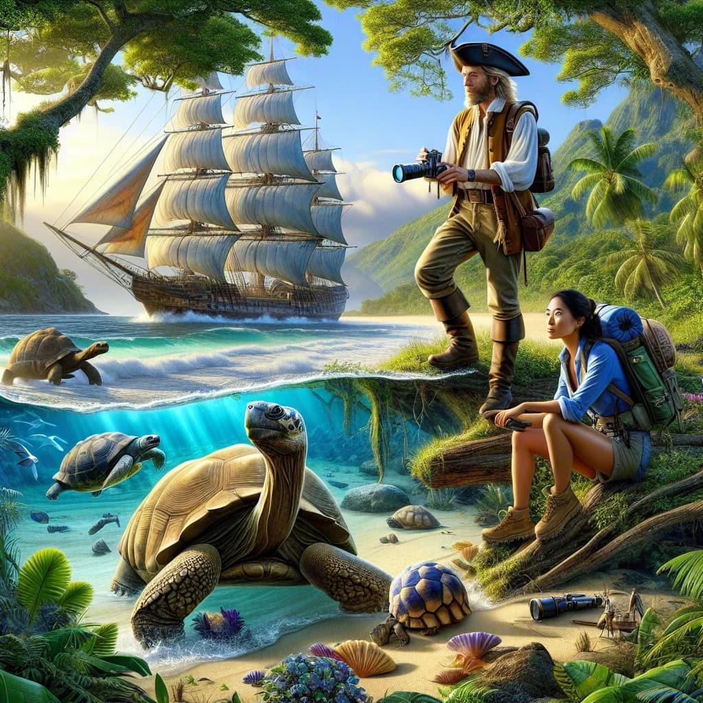 Why did the giant tortoise lack a formal scientific name for centuries because hungry sailors kept eating them?