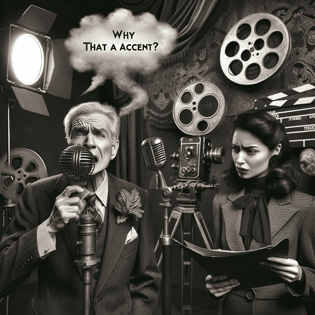 Why do actors in old movies have that weird, fake-sounding accent?