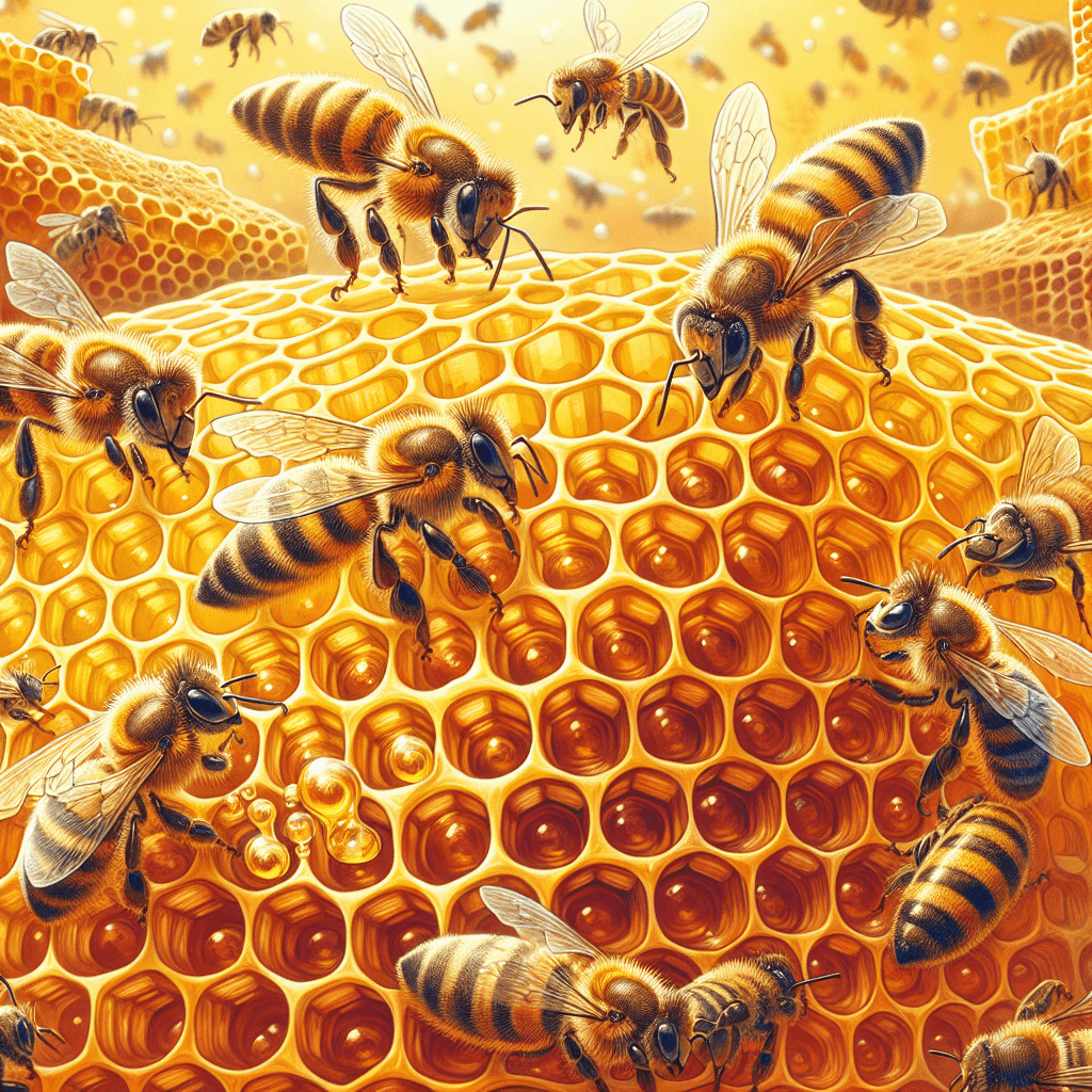 Why do bees build their honeycombs with perfect hexagons?