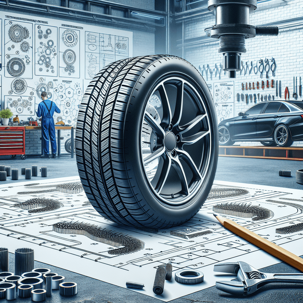 Why do brand new car tires have those tiny rubber whiskers sticking out of them?