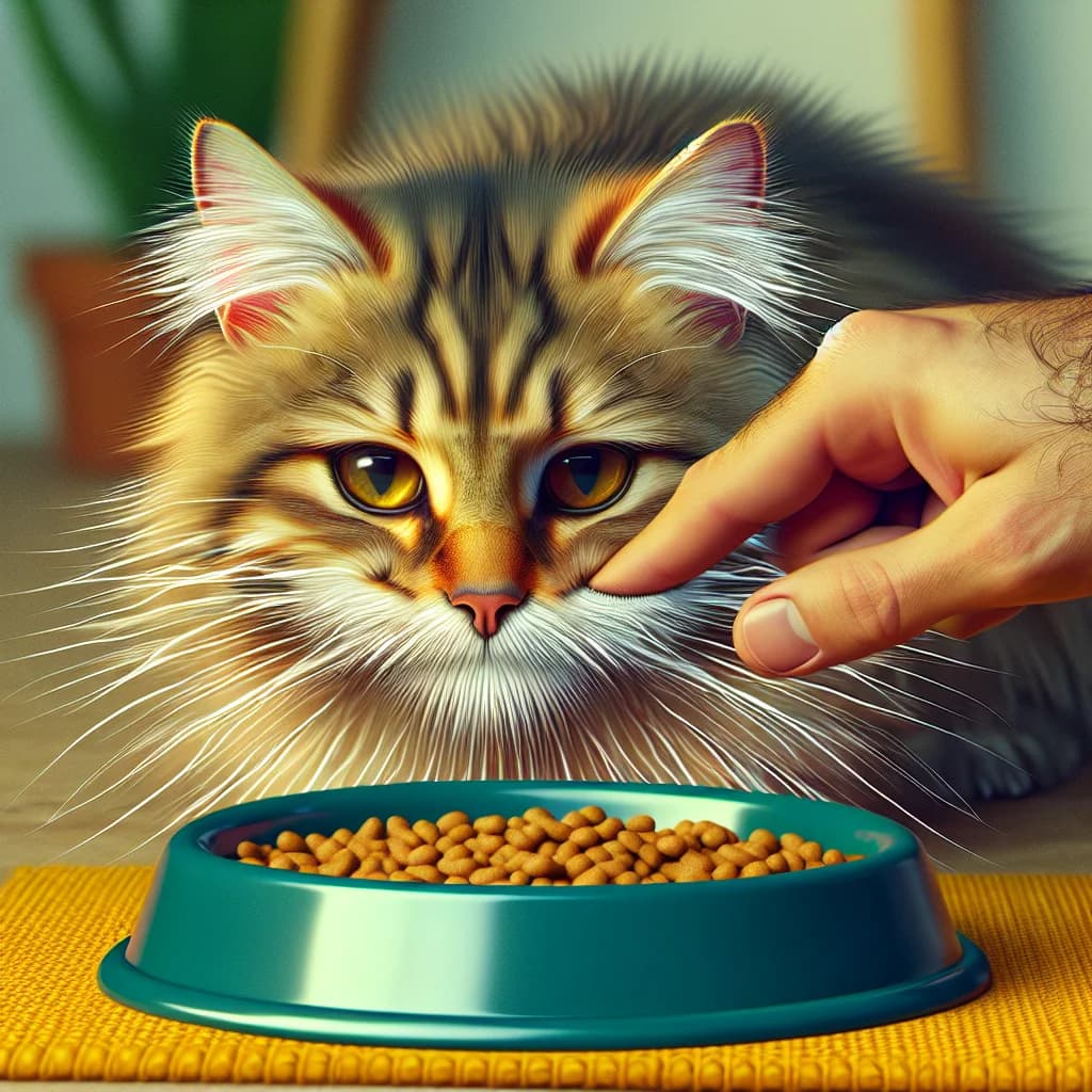 Why do cats experience whisker fatigue when their sensitive facial hairs touch the edges of their food bowls?