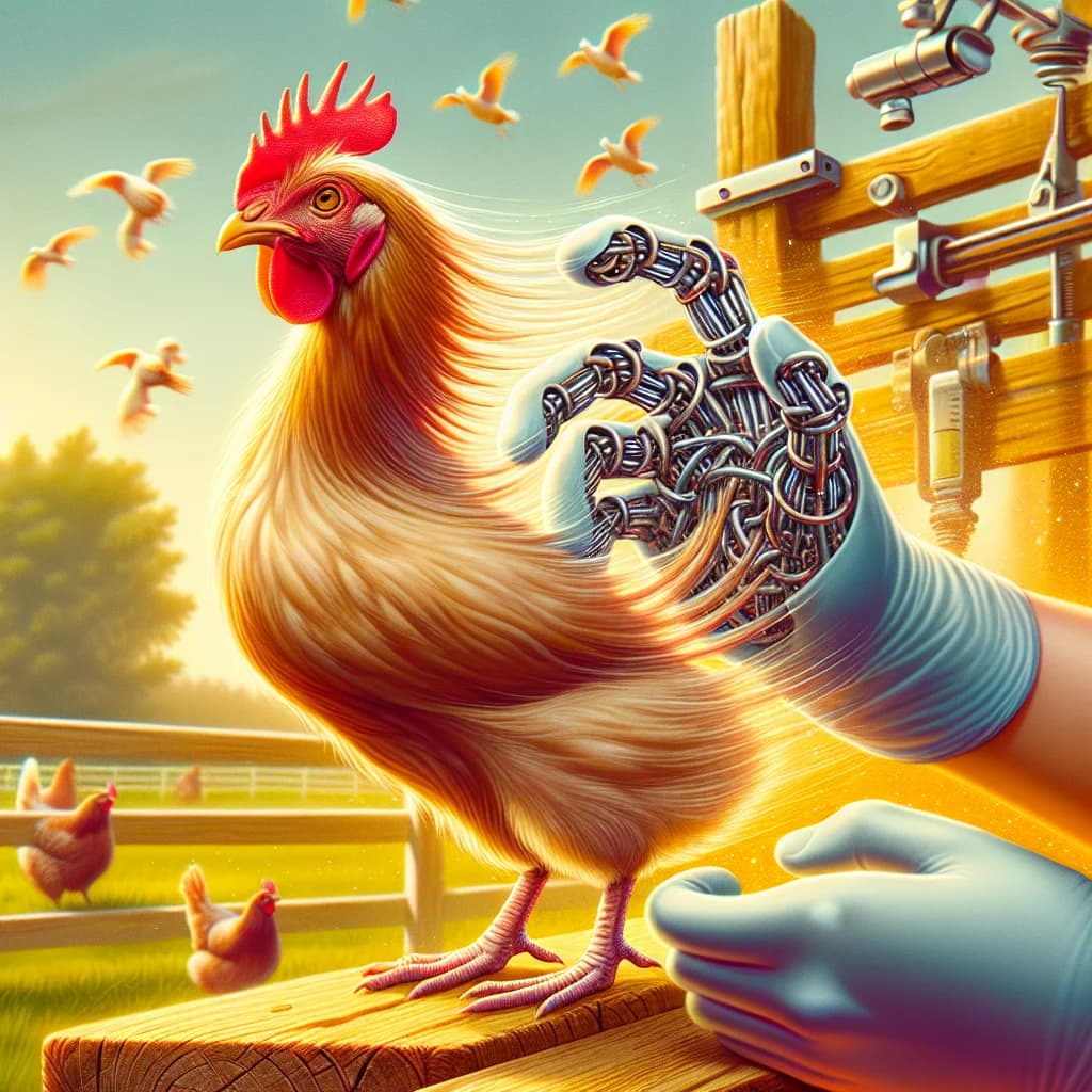 Why do chickens keep their heads perfectly still even while their bodies are being moved around?