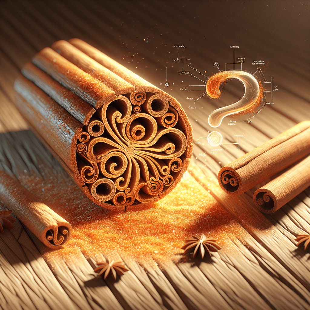 Why do cinnamon sticks naturally curl up into tight scrolls?