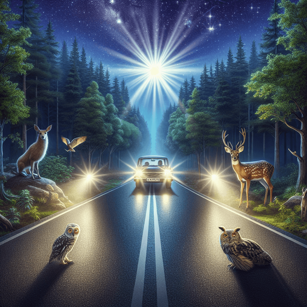 Why do deer and other animals freeze when caught in headlights?