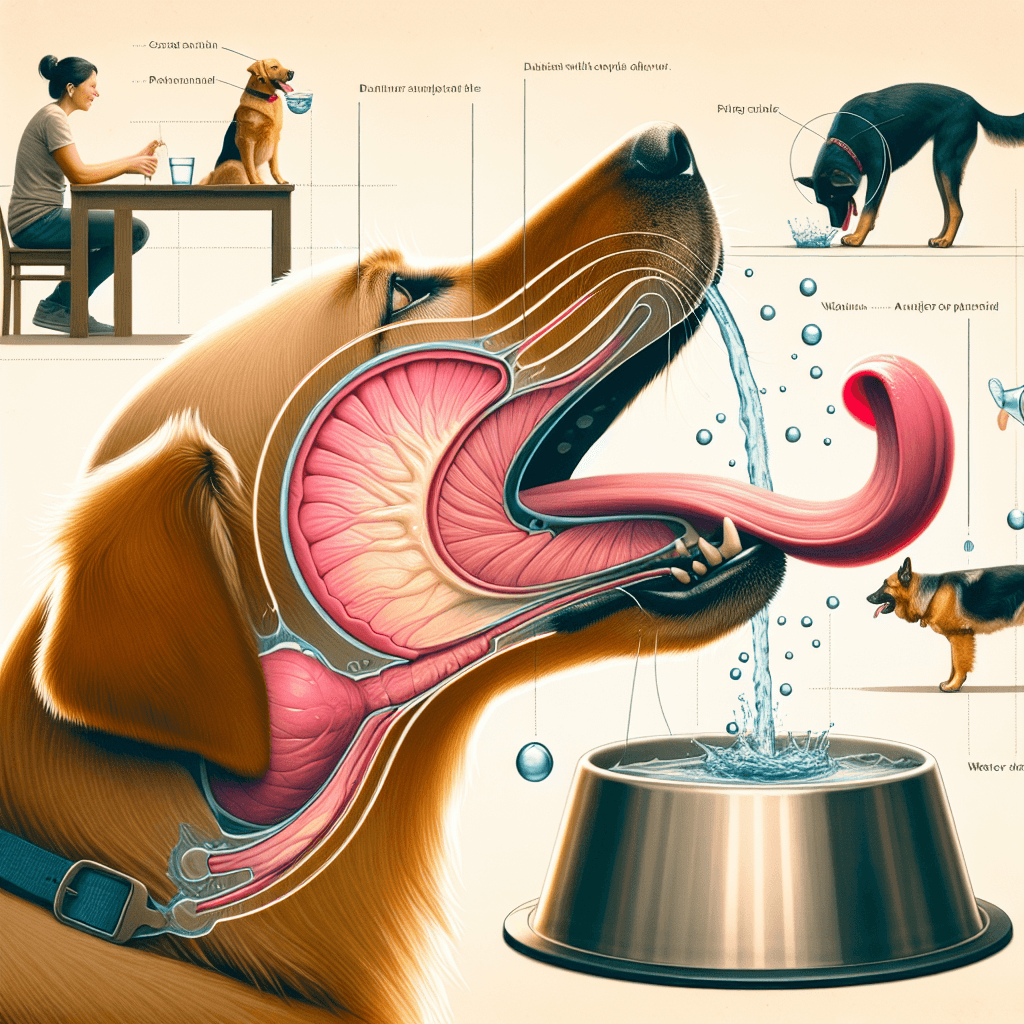 Why do dogs curve their tongues backward into a tiny spoon shape to lap up water?