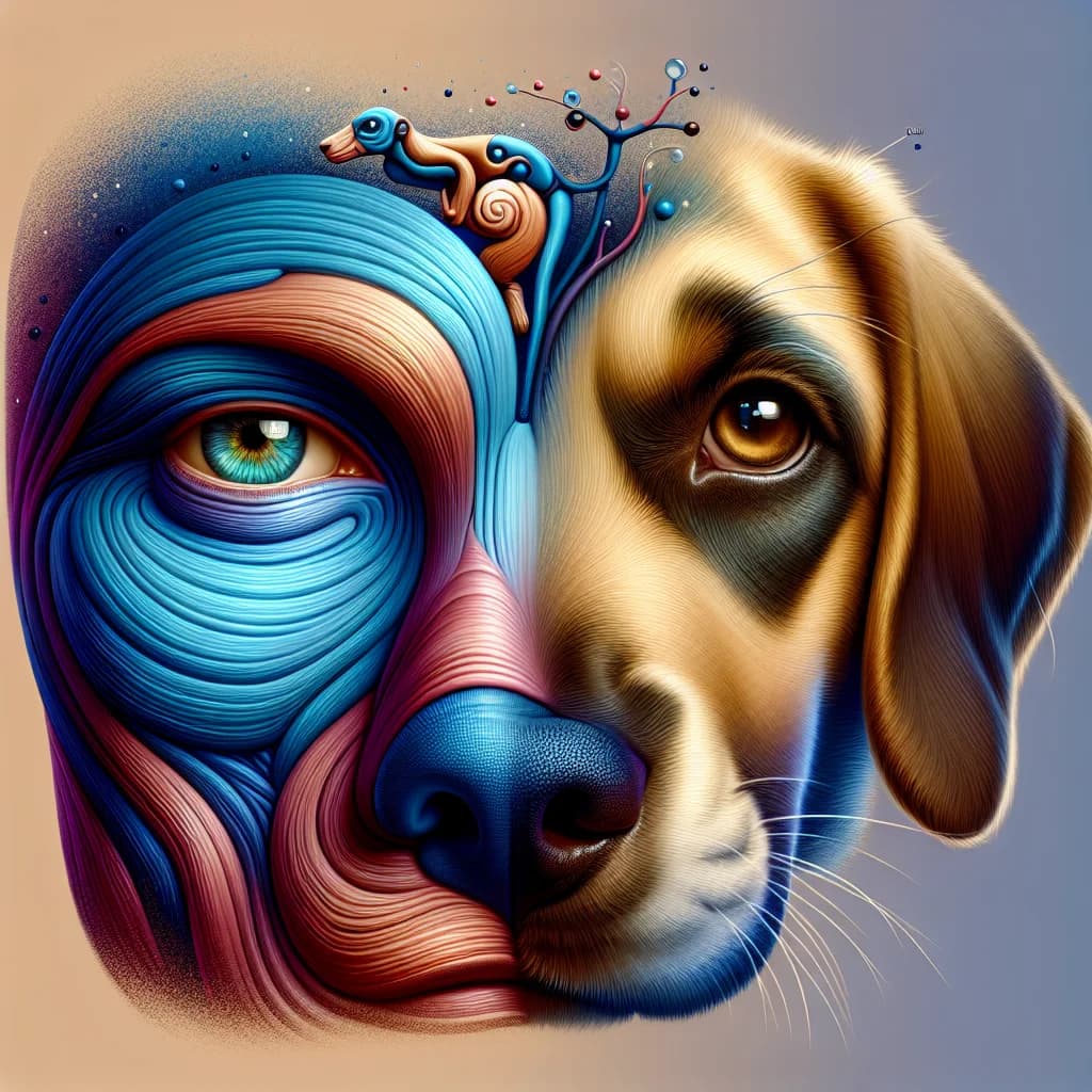 Why do dogs have a specialized eyebrow muscle that evolved specifically to help them communicate with humans?