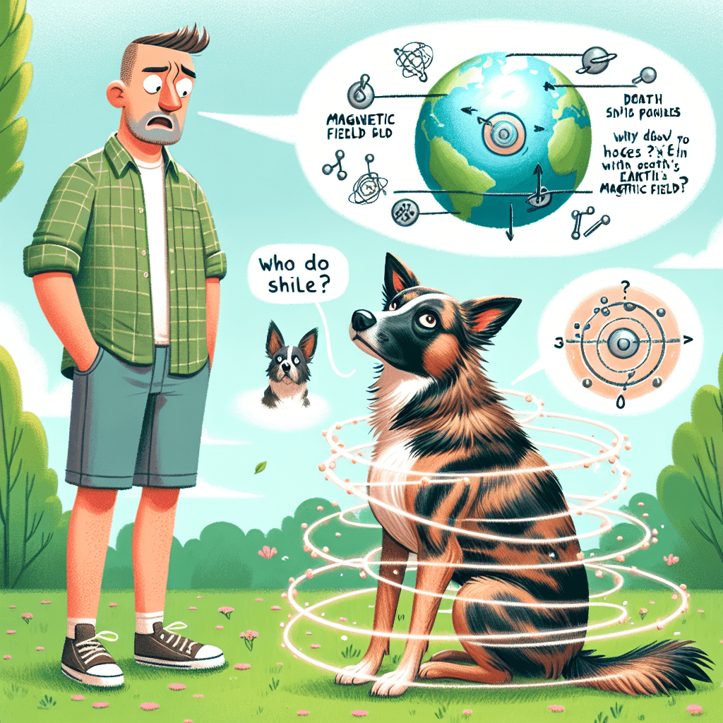 Why do dogs spin in circles to align themselves with Earth’s magnetic field before they poop?
