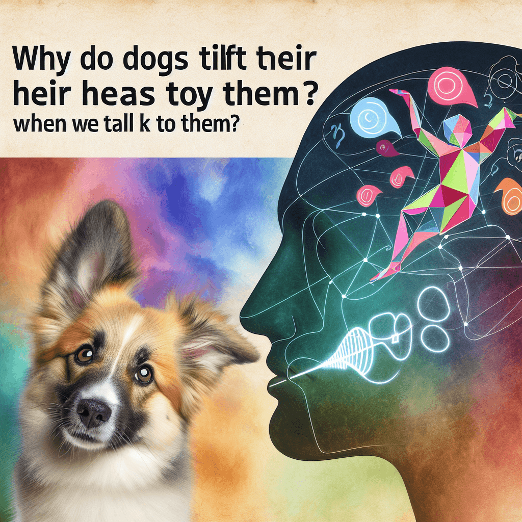 Why do dogs tilt their heads when we talk to them?
