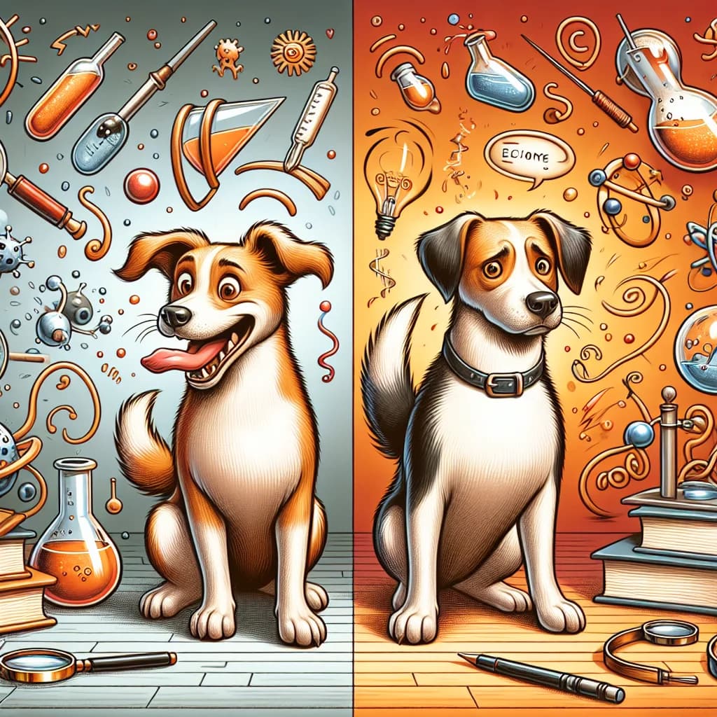 Why do dogs wag their tails more to the right when happy and to the left when anxious?