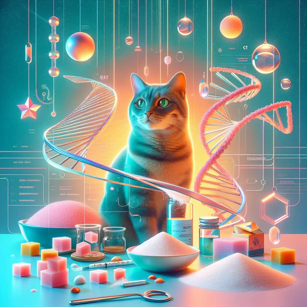 Why do domestic cats lack the functional taste receptors to perceive sweetness because of a unique genetic mutation?