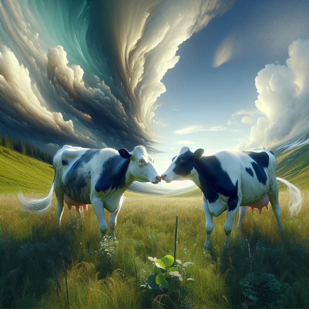 Why do domestic cows form deep individual friendships and experience significant stress when separated from their best friends?