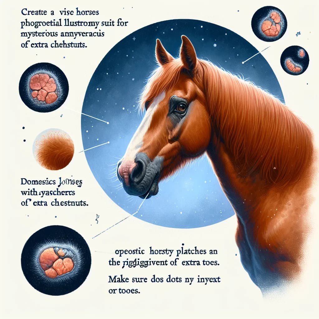 Why do domestic horses have mysterious crusty patches called chestnuts that are actually vestigial remnants of extra toes?