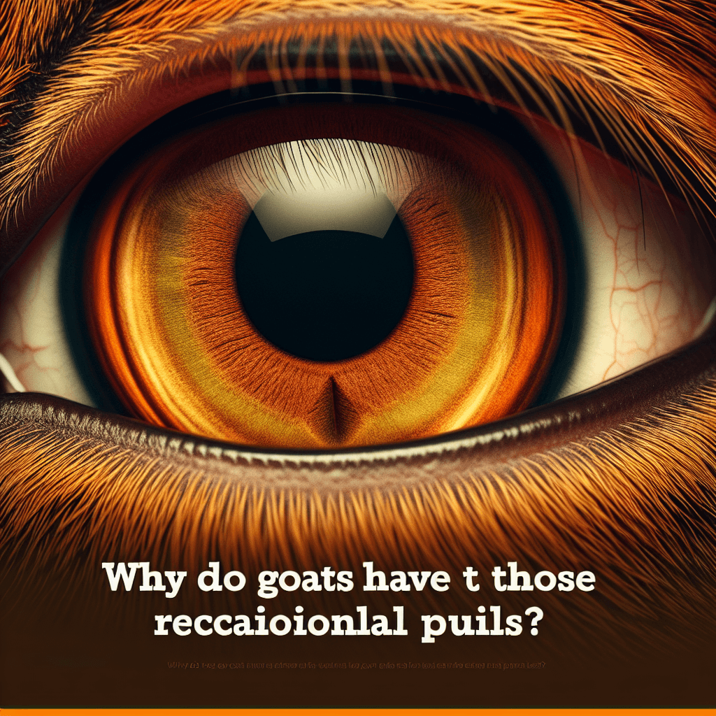 The Eyes Have It: Why Do Goats Have Those Weird Rectangular Pupils?