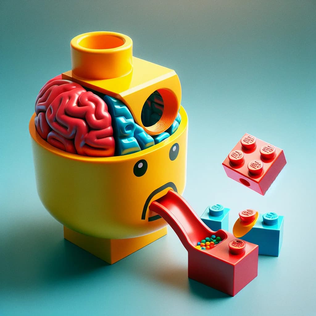 Why do Lego heads feature a hole in the top to provide an airway if accidentally swallowed?
