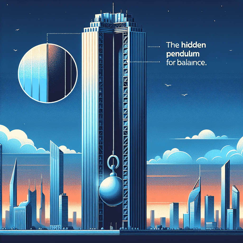 Why do many modern skyscrapers have a huge, heavy pendulum hidden near the top?