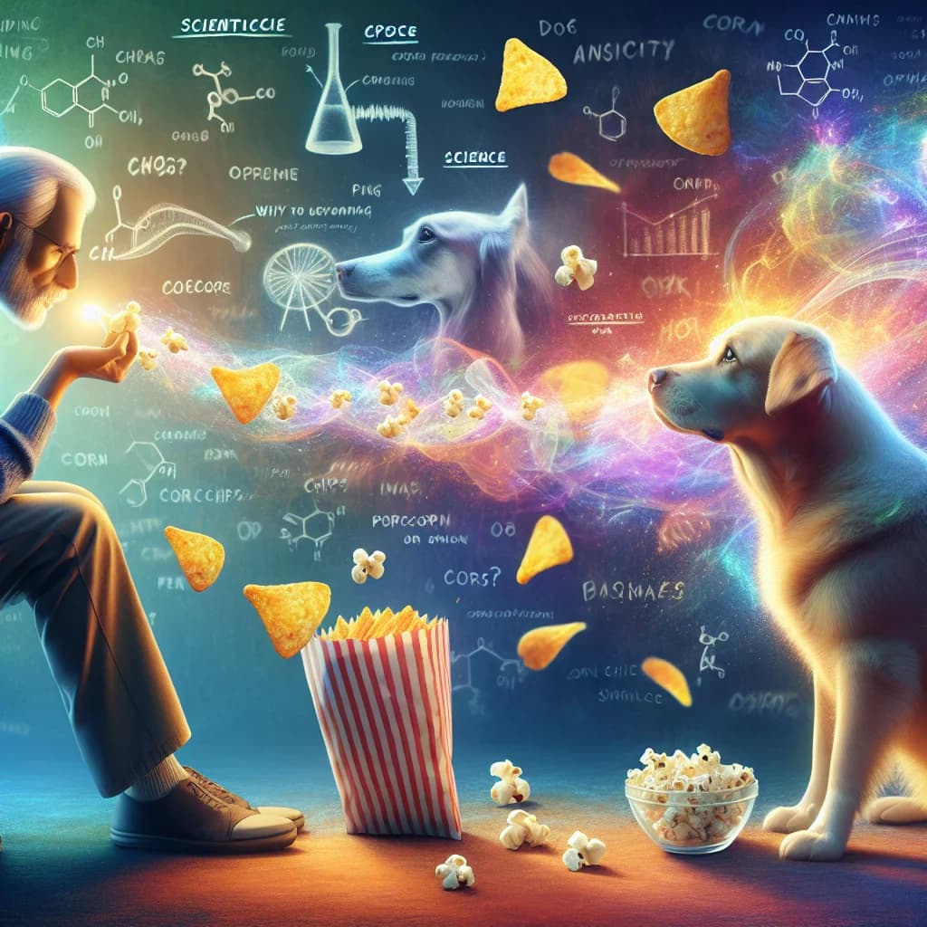 Why do many pet dogs have paws that smell exactly like corn chips or popcorn?