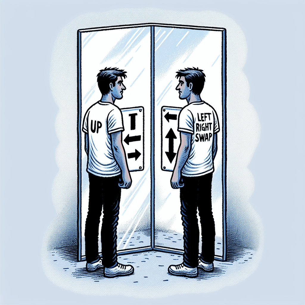 Unraveling the Reflection: Why Do Mirrors Seem to Swap Left and Right, But Not Top and Bottom?