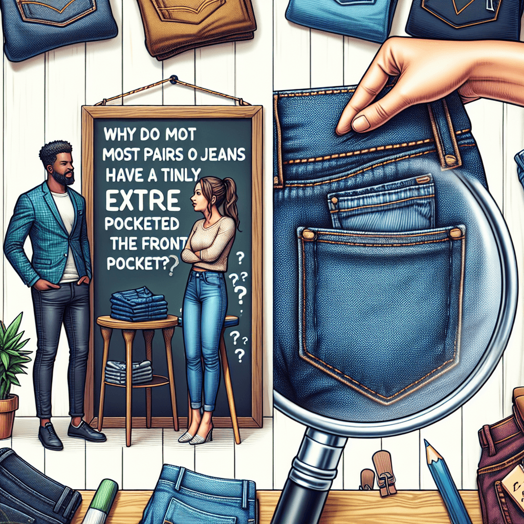 Why do most pairs of jeans have a tiny extra pocket tucked inside the front pocket?