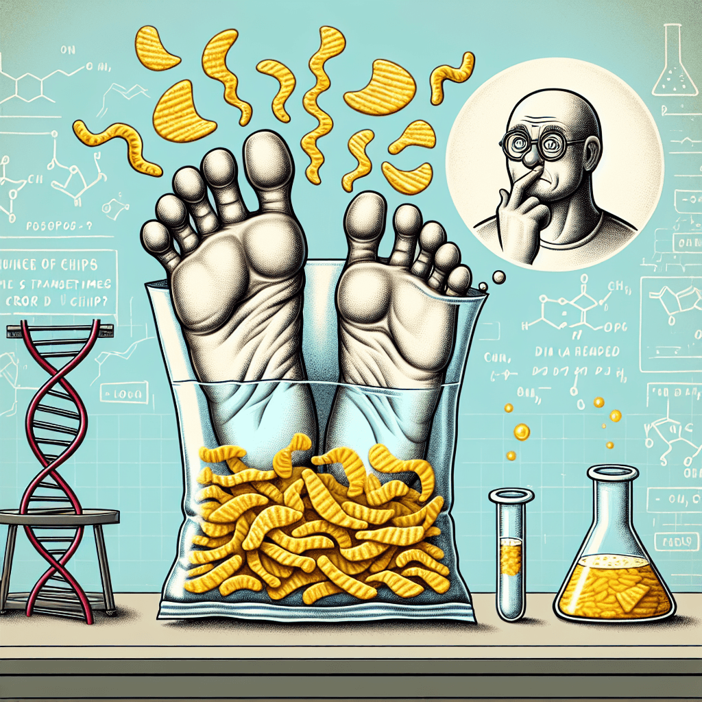 Why do our feet sometimes smell strangely like corn chips?