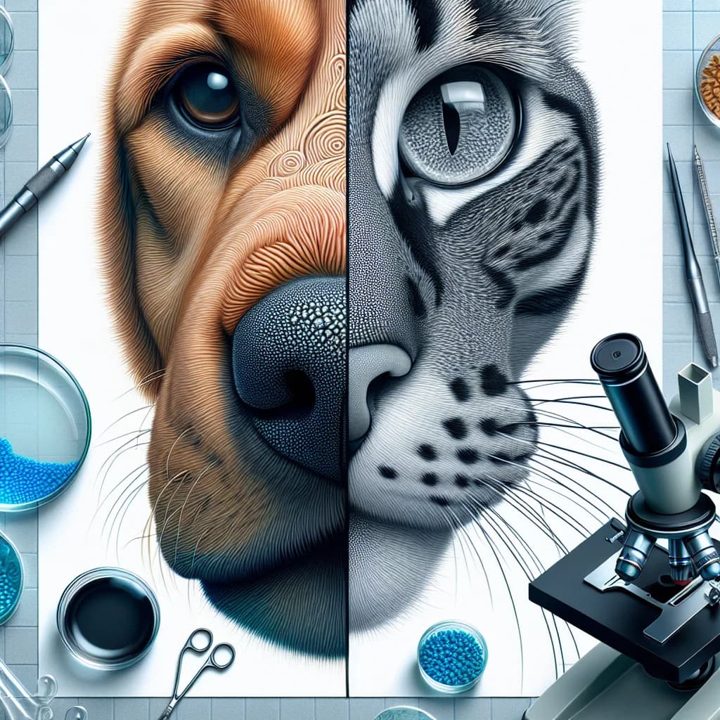 Why do pet dogs and cats possess unique nose prints that are as distinct as human fingerprints?