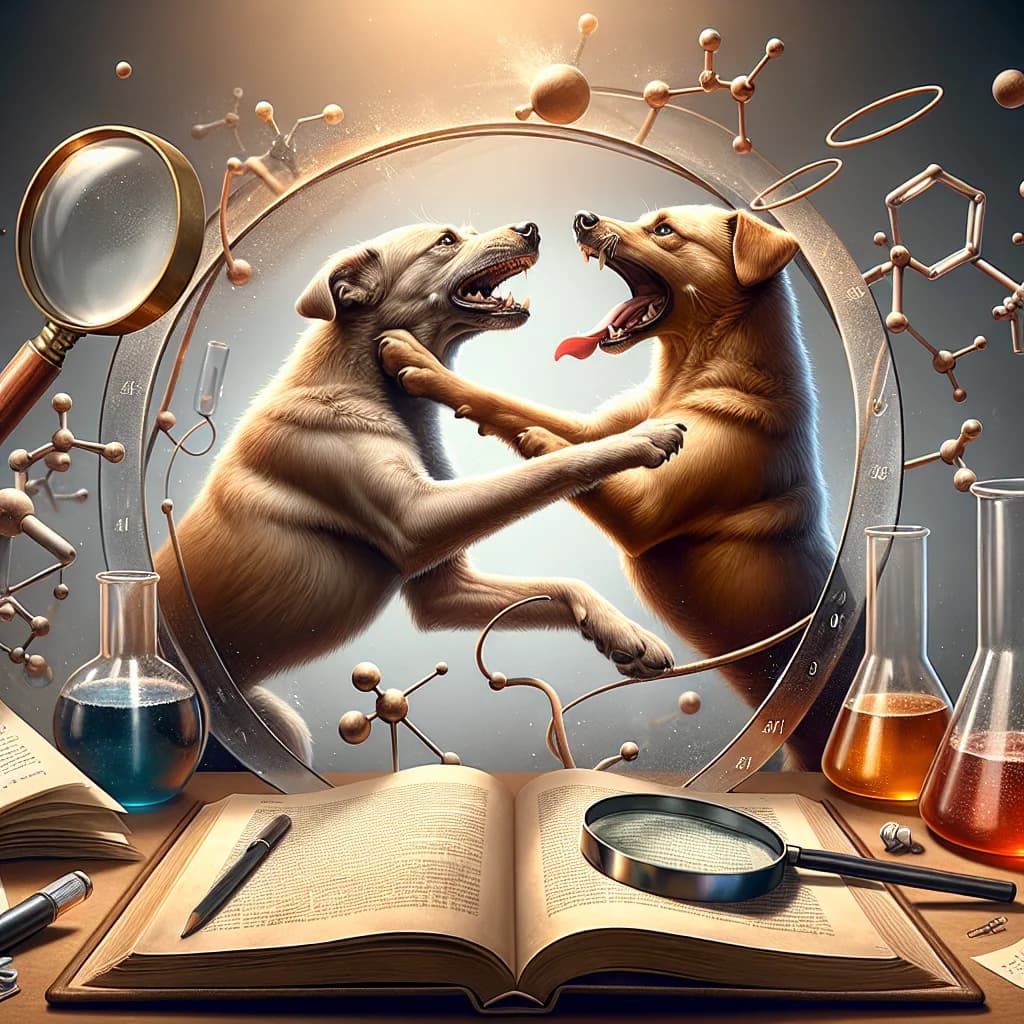 Why do pet dogs frequently sneeze while play-fighting to signal that their behavior is not a real threat?