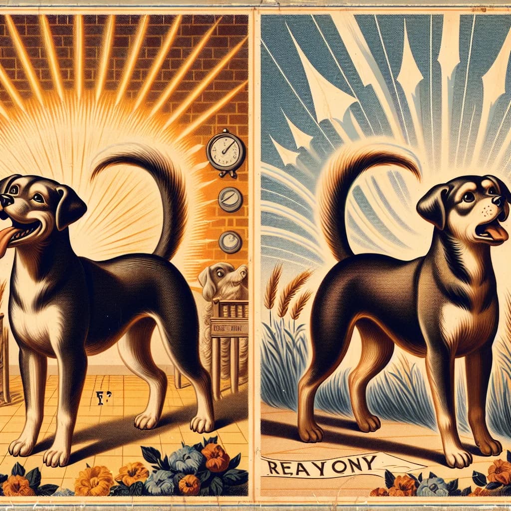 Why do pet dogs wag their tails toward the right when happy but toward the left when anxious?