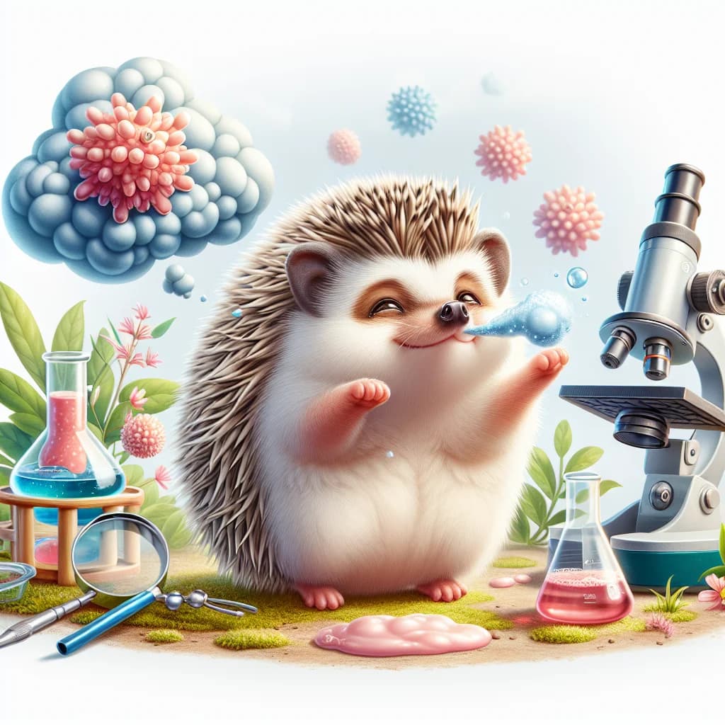 Why do pet hedgehogs spread foamy saliva onto their quills after smelling a strong or unfamiliar scent?