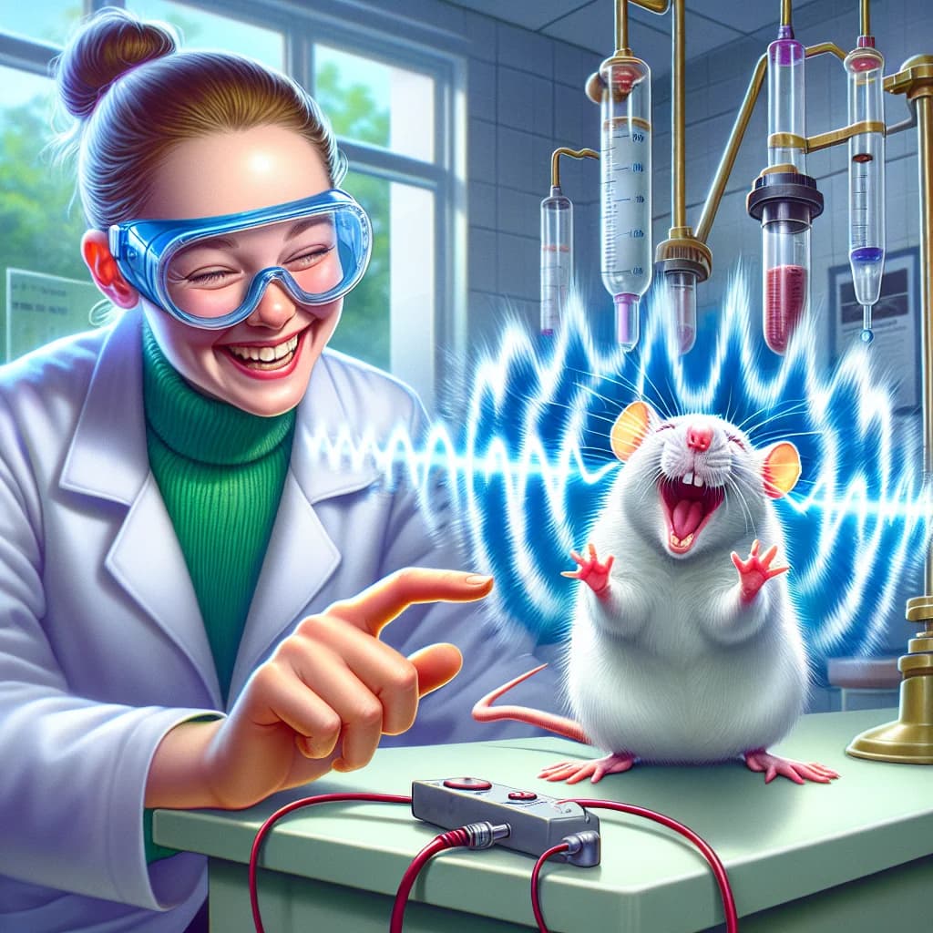 Why do pet rats emit a high-pitched ultrasonic laughter when they are being tickled by their owners?