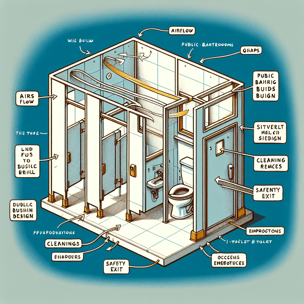 Why do public bathroom stalls have such large gaps at the bottom and sides?