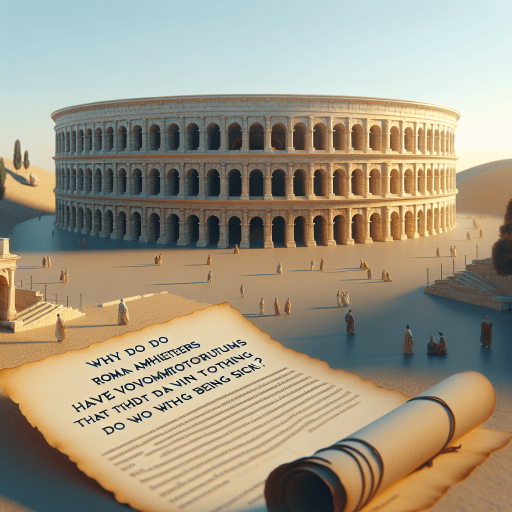 Why do Roman amphitheaters have vomitoriums that have nothing to do with being sick?
