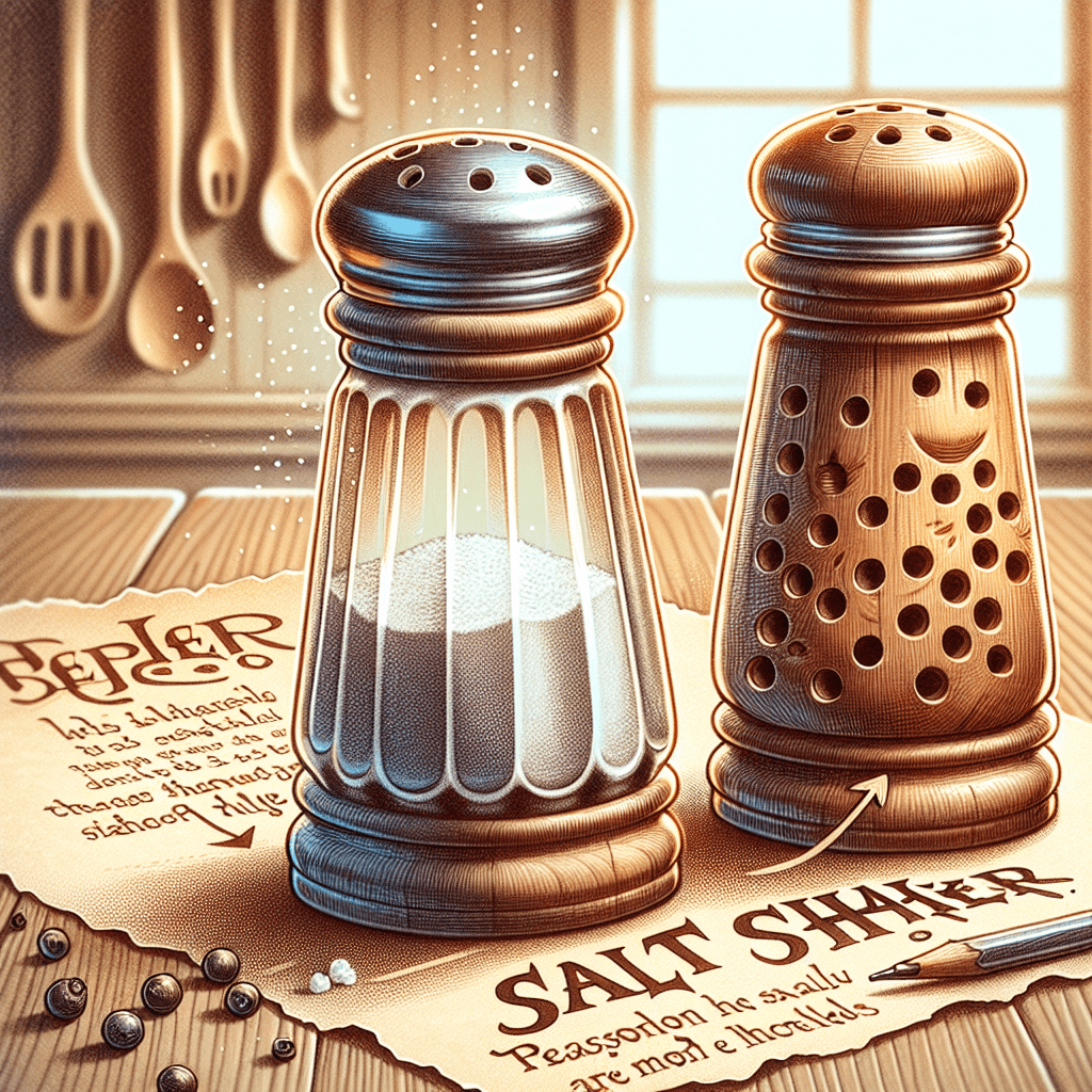 Why do salt shakers typically have more holes than pepper shakers?