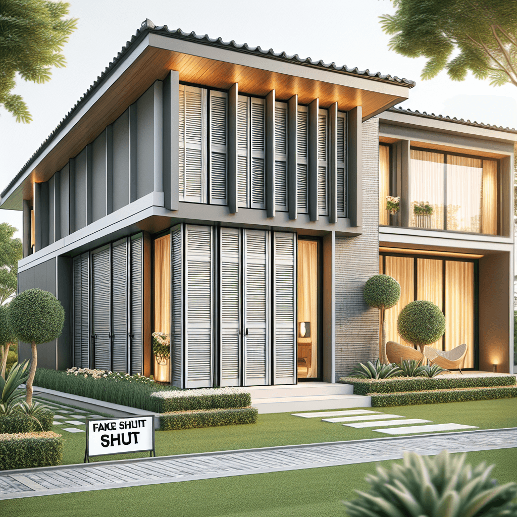 Why do so many modern houses have fake shutters that don't actually shut?