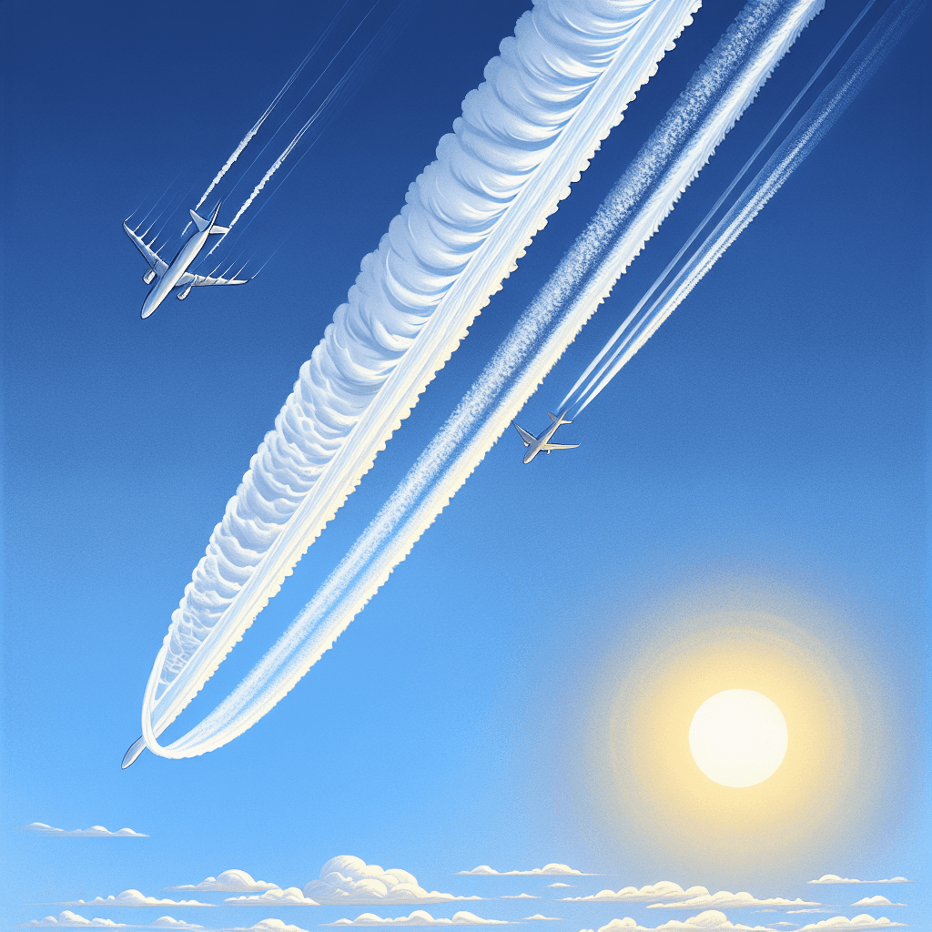 Why do some airplane trails linger for hours while others vanish in seconds?