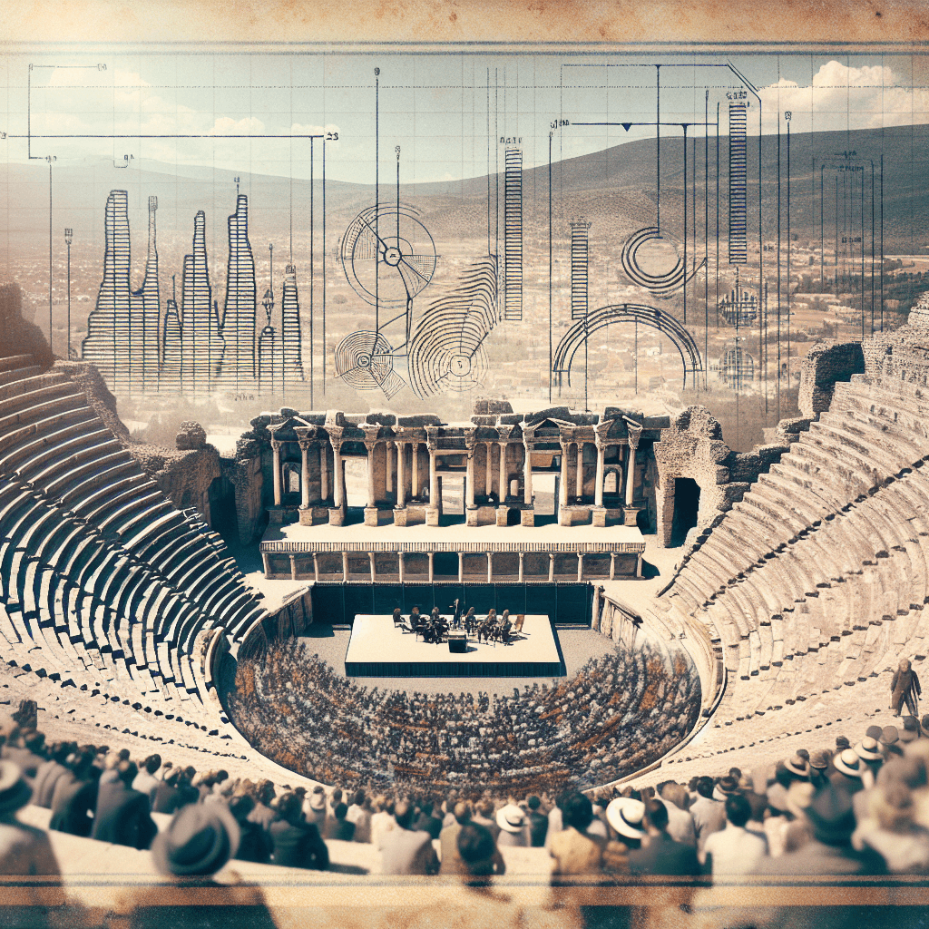Why do some ancient amphitheaters have near-perfect acoustics without modern technology?