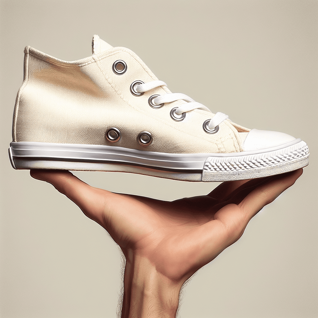 Why do some canvas sneakers have two little holes on the side?