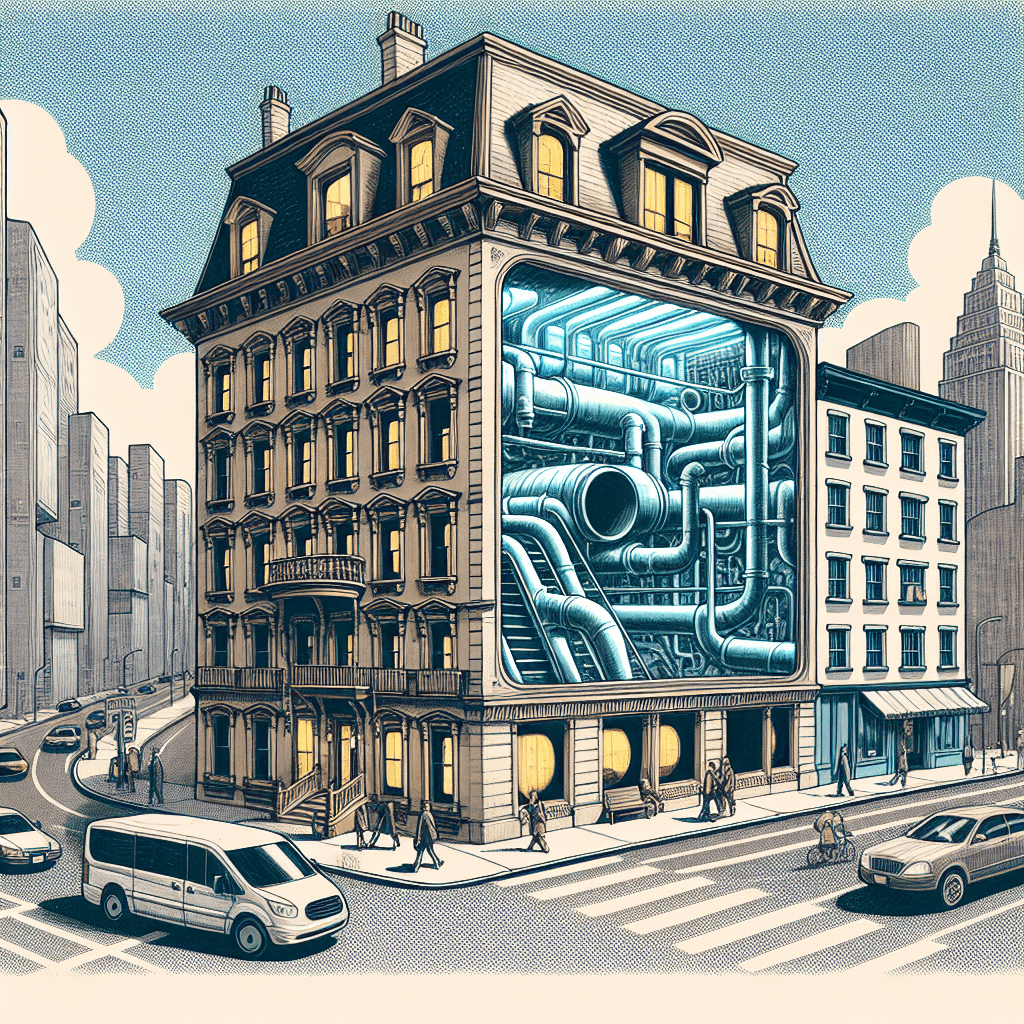 Why do some major cities have fake houses that are actually empty shells hiding massive subway ventilation shafts?